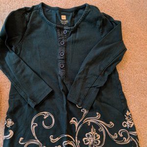 TEA teal dress, girls size 3
